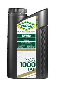 YACCO VX 1000 FAP 5W40 1L