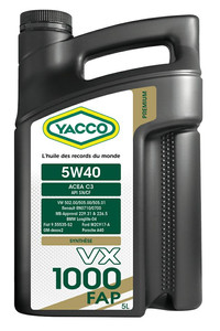 YACCO VX 1000 FAP 5W40 5L