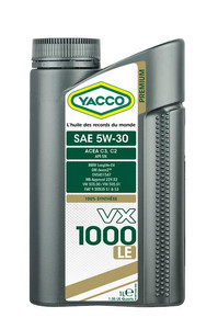 YACCO VX 1000 LE 5W30 1L