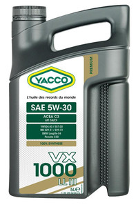 YACCO VX 1000 LL III 5W30 5L