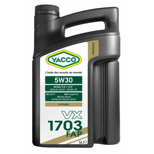 YACCO VX 1703 FAP 5W30 5L
