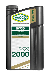 YACCO VX 2000 0W30 2L